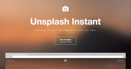 Unsplash Instant Thumbnail Preview