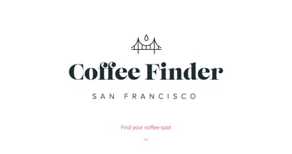 Coffee Finder SF Thumbnail Preview