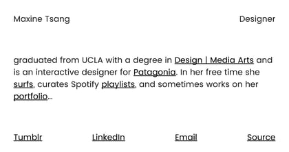 Maxine Tsang Thumbnail Preview