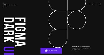 Figma Dark UI Thumbnail Preview