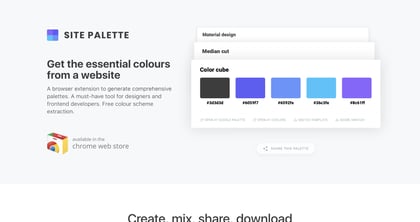 Site Palette Thumbnail Preview