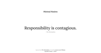 Minimal Maxims Thumbnail Preview