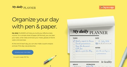 My Daily Planner Thumbnail Preview