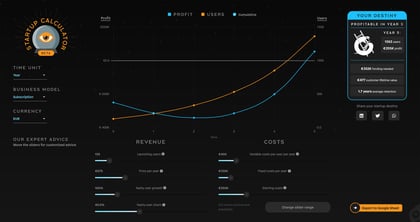Startup Calculator Thumbnail Preview