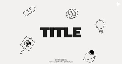 Title Pages Thumbnail Preview