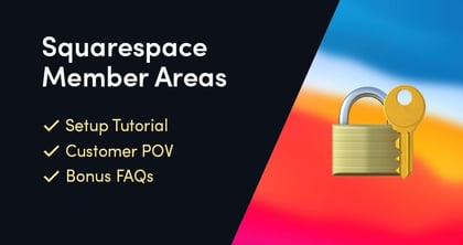 How to setup Squarespace Member Areas & monetize your content [video]