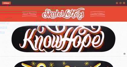 Skate Letters Thumbnail Preview
