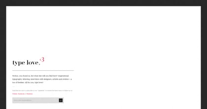Type Love Thumbnail Preview