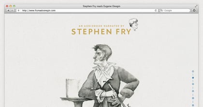 Fry reads Eugene Onegin Thumbnail Preview