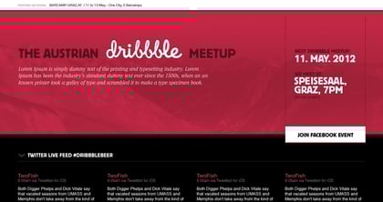 Austrian Dribbble Meetup Thumbnail Preview