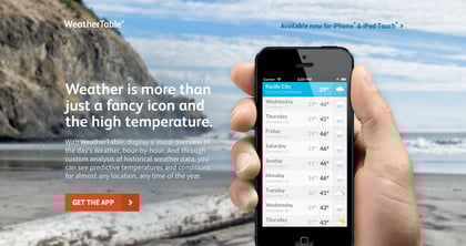 WeatherTable Thumbnail Preview
