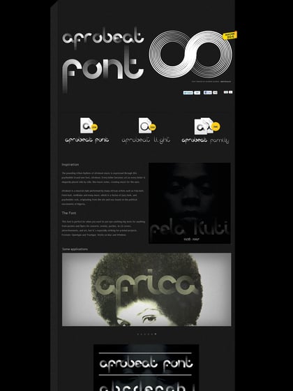 Afrobeat Font Thumbnail Preview