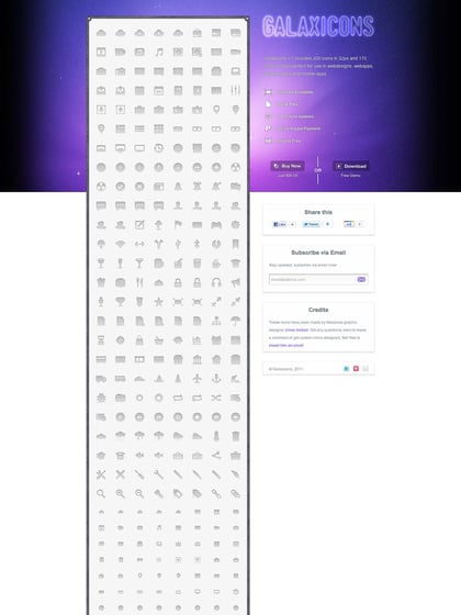 Galaxicons Thumbnail Preview
