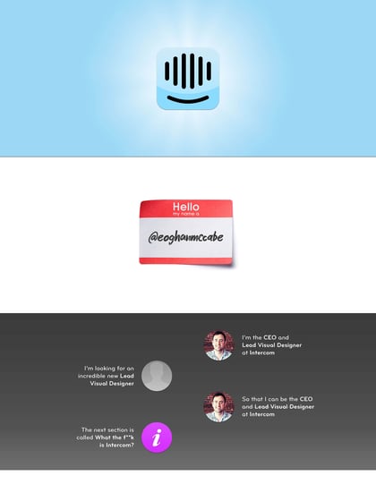 Intercom are hiring a Lead Visual Designer Thumbnail Preview