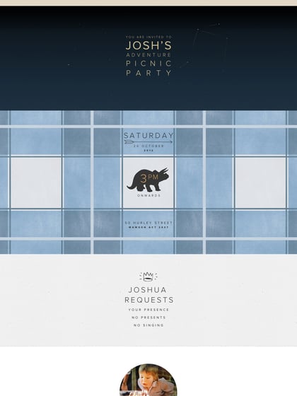 Josh’s Adventure Picnic Party Thumbnail Preview