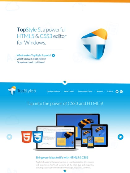 TopStyle 5 – HTML5 & CSS3 Editor Thumbnail Preview