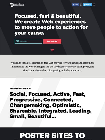 Action Backed Thumbnail Preview