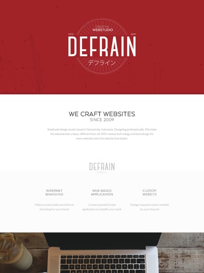 Defrain Webstudio Thumbnail Preview