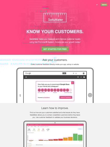 SatisMeter Thumbnail Preview