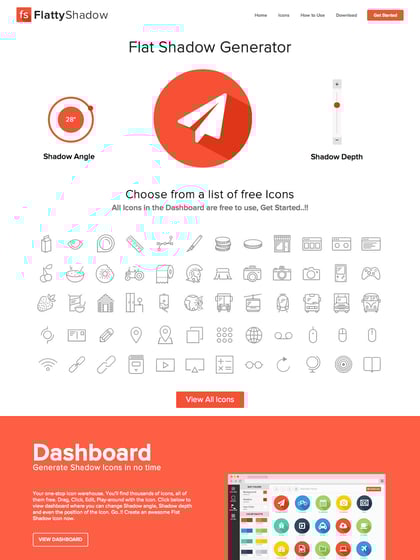 Flatty Shadow Thumbnail Preview