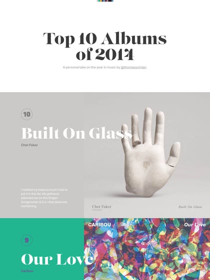 Top 10 Albums of 2014 Thumbnail Preview
