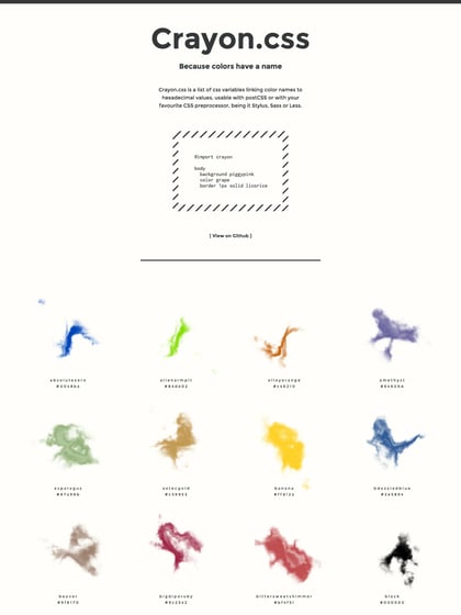 Crayon.css Thumbnail Preview