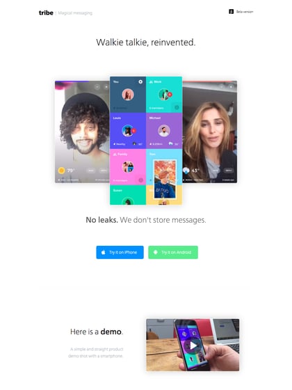 Tribe – Magical messaging Thumbnail Preview