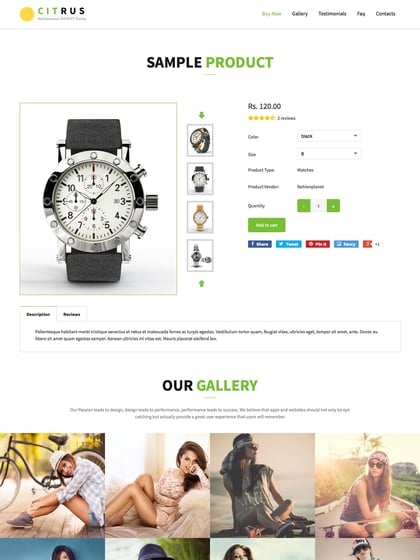 Citrus Template Thumbnail Preview