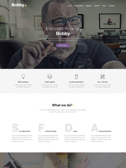 Bobby Template Thumbnail Preview