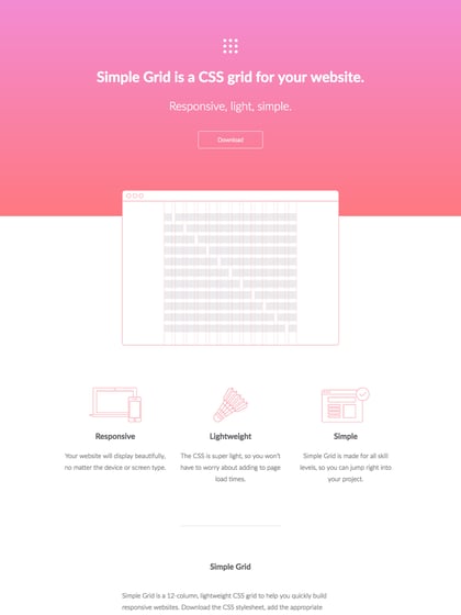 Simple Grid Thumbnail Preview