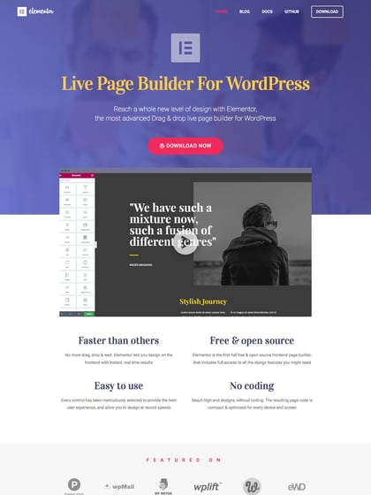 Elementor Thumbnail Preview
