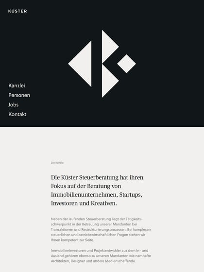 Küster Steuerberatung Thumbnail Preview