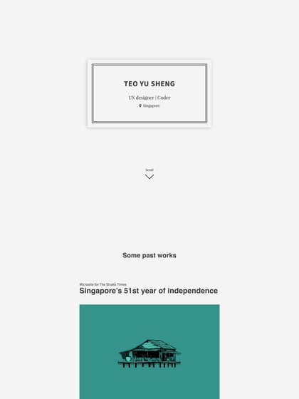 Teo Yu Sheng Thumbnail Preview