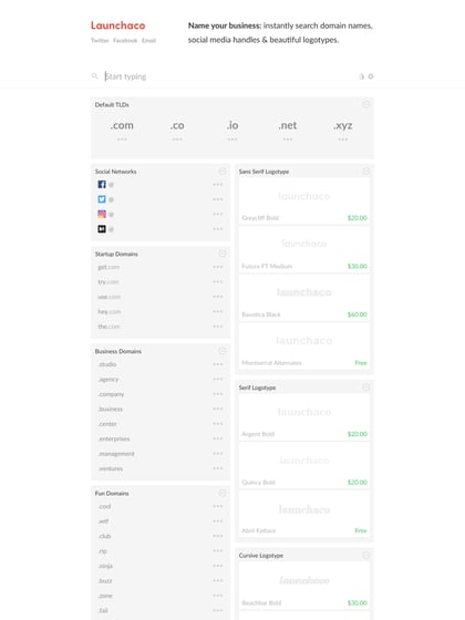 Launchaco Thumbnail Preview