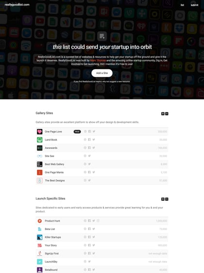 Really Good List Thumbnail Preview