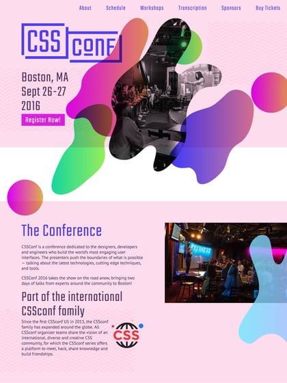 CSSConf US 2016 Thumbnail Preview