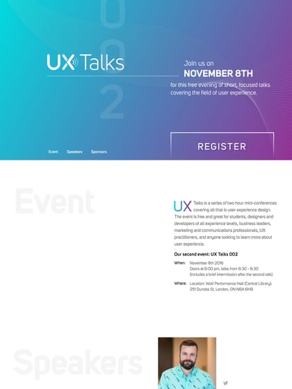 UX Talks 002 Thumbnail Preview
