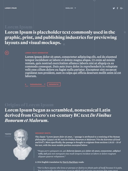 Lorem Ipsum Generator Thumbnail Preview