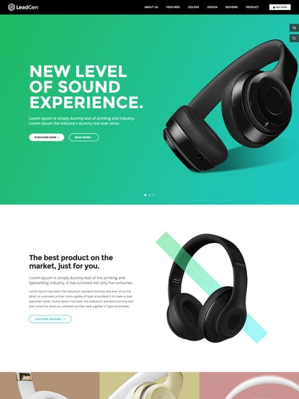 LeadGen Template Thumbnail Preview