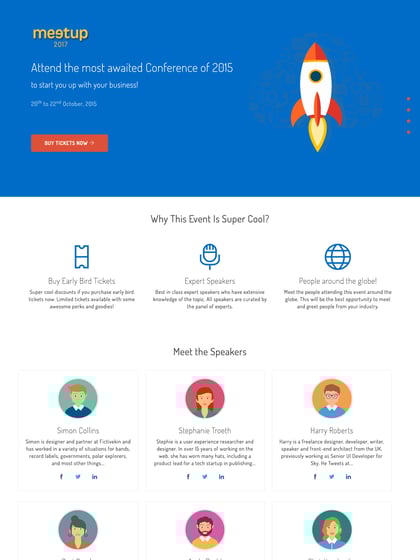 Meetup Template Thumbnail Preview