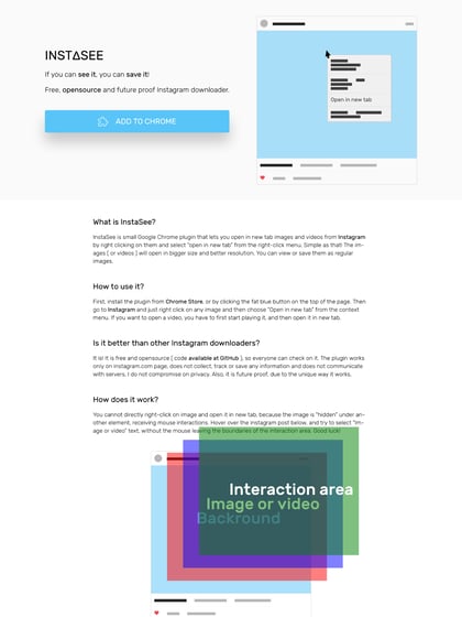 InstaSee Thumbnail Preview