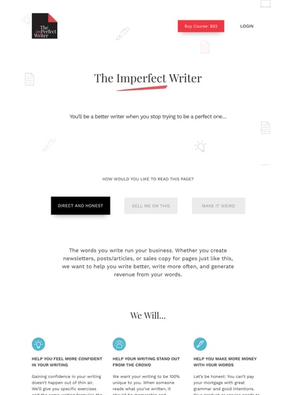 The Imperfect Writer Thumbnail Preview