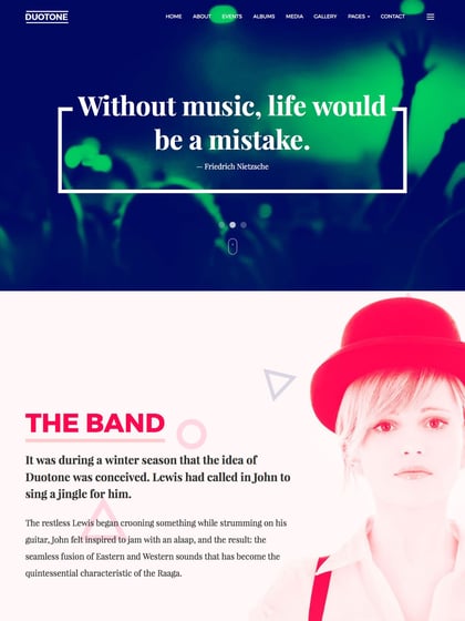 Duotone Template Thumbnail Preview