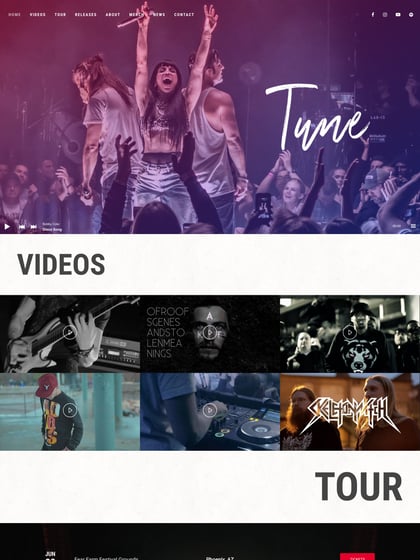 Tune Template Thumbnail Preview