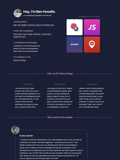 Ben Howdle Thumbnail Preview