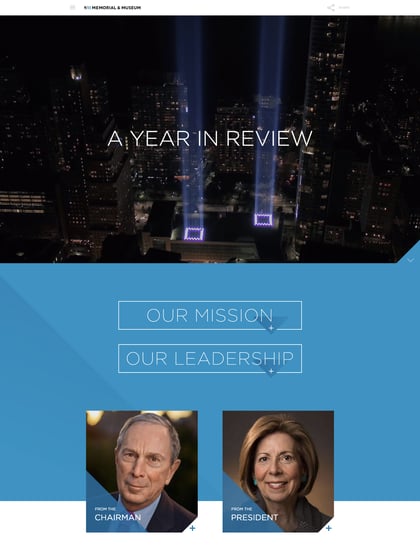 2017 Annual Report – National Sep 11 Memorial & Museum Thumbnail Preview