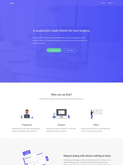 Evie Template Thumbnail Preview