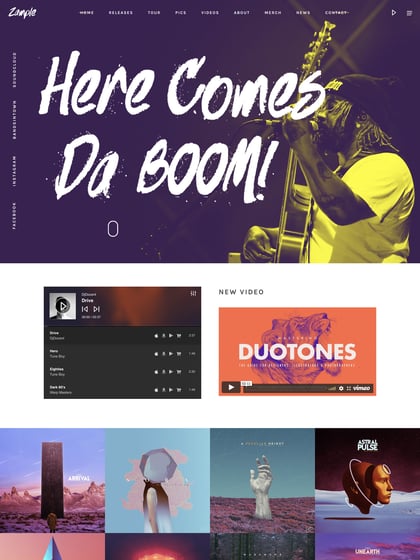 Zample Template Thumbnail Preview