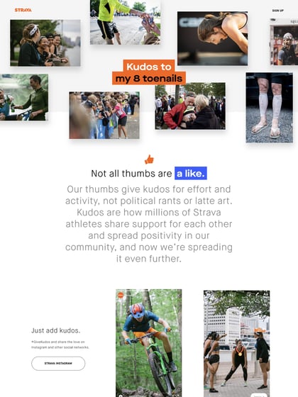 Strava – #GiveKudos Thumbnail Preview