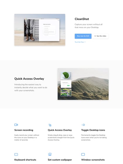 CleanShot Thumbnail Preview